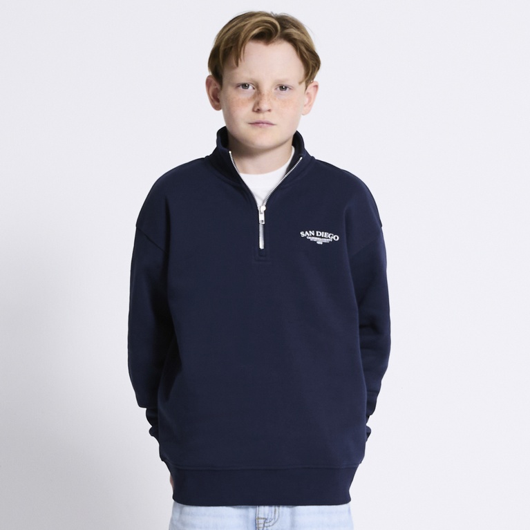 Half-zip sweatshirt "Clarkson" Navy 2